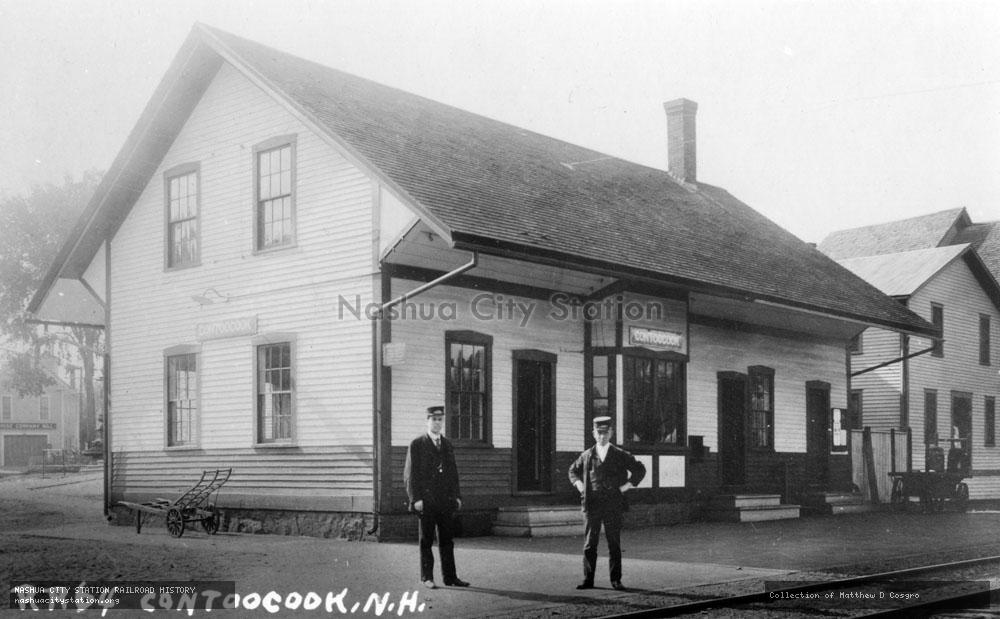 Postcard: Railroad Station, Contoocook, New Hampshire